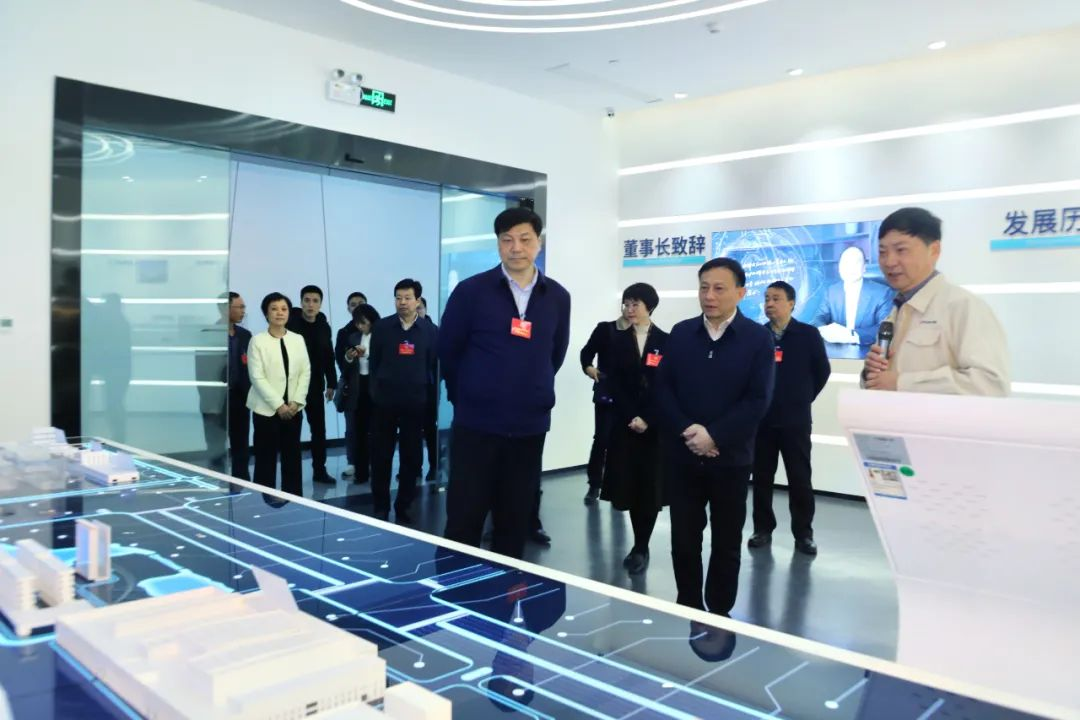 江西省吉安市人大常委會(huì)主任廖宏率省市人大代表來(lái)江西威廉希尔新材考察(圖1)